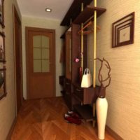 the idea of ​​a bright interior hallway in a private house picture