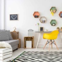 variant of unusual Scandinavian style room decor picture