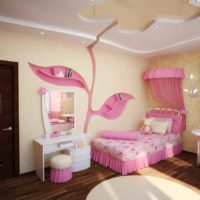 version of the bright style of a child’s room for a girl photo