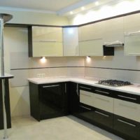 the idea of ​​a beautiful kitchen design 13 sq. m picture
