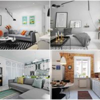 version of the beautiful interior of the apartment in a Scandinavian style picture