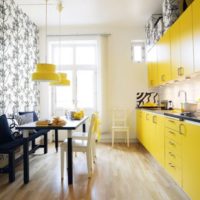 kitchen 3 on 3 yellow set