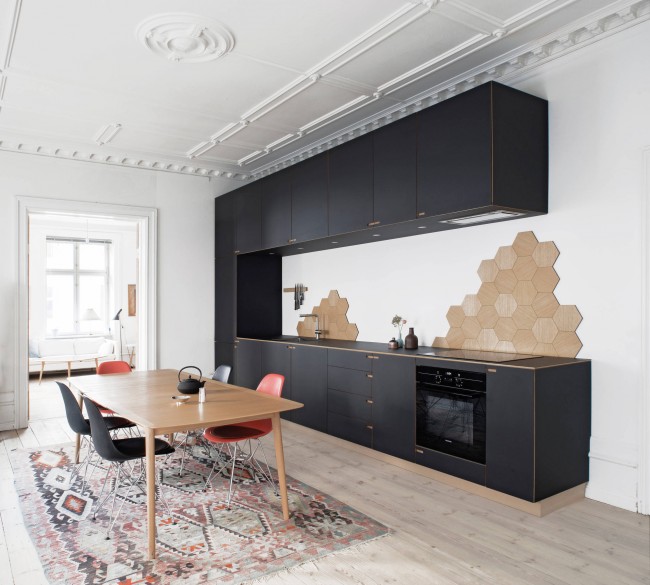 kitchen studio in scandinavian style