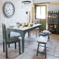 foto di interni di cucina provenzale