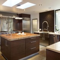 kitchen wenge stylish interior