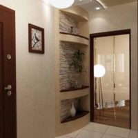 small entrance hall in the apartment