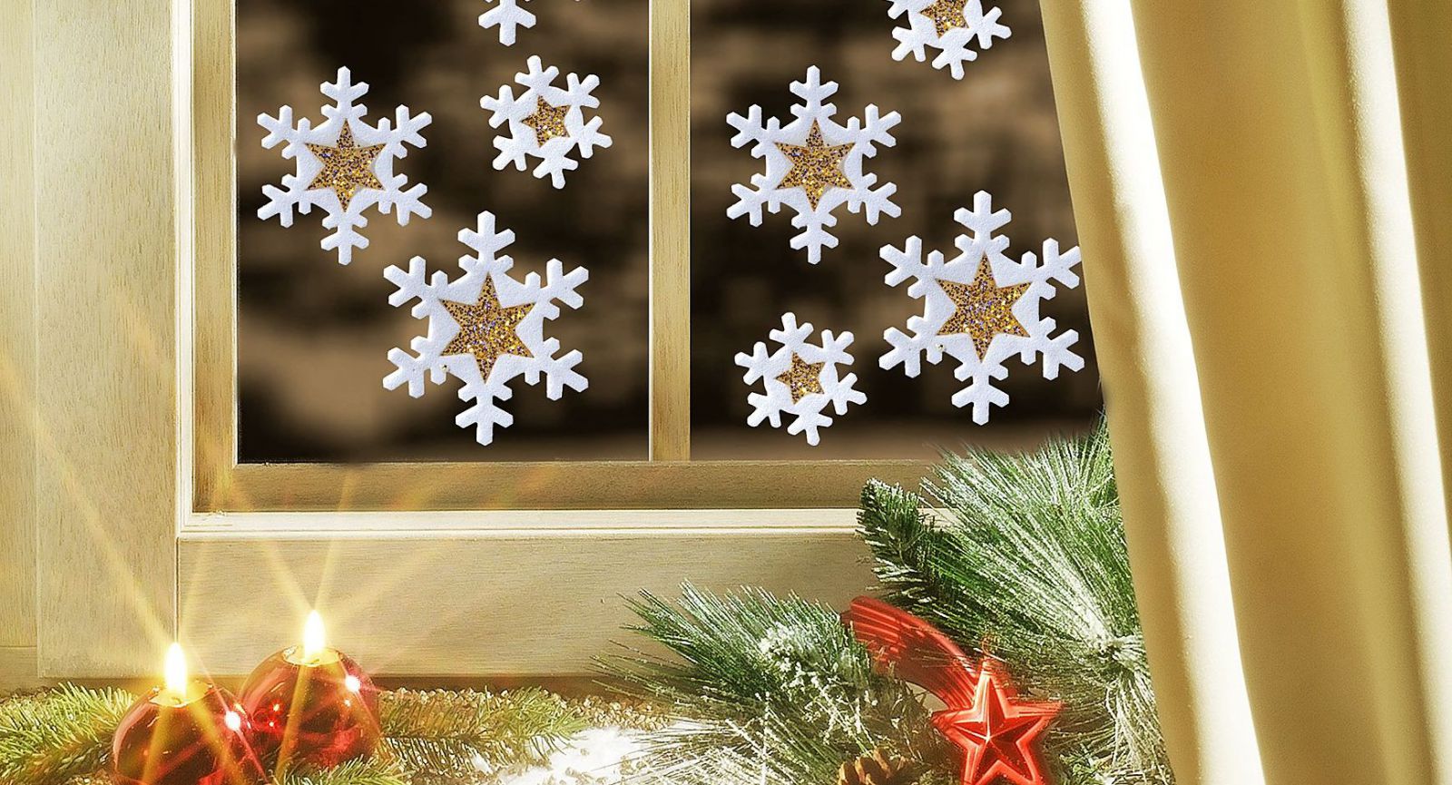 adesivi per finestre di Capodanno