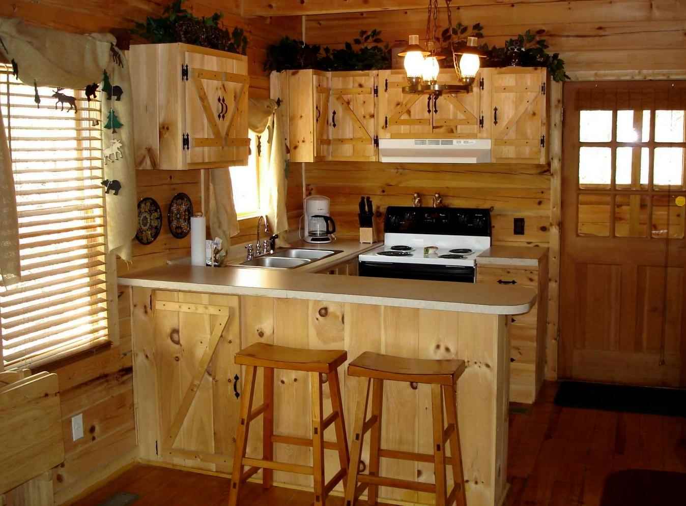 variant of an unusual decor of a rustic kitchen