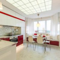 the idea of ​​a bright kitchen design 12 sq.m picture