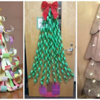 option to create a bright do-it-yourself paper christmas tree photo