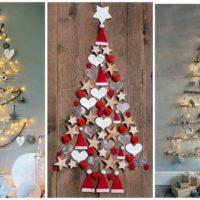 An example of creating a bright Christmas tree from paper with your own hands