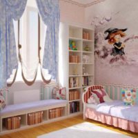version of the bright style of a children's room for a girl picture
