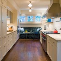 the idea of ​​a beautiful kitchen interior 13 sq.m photo
