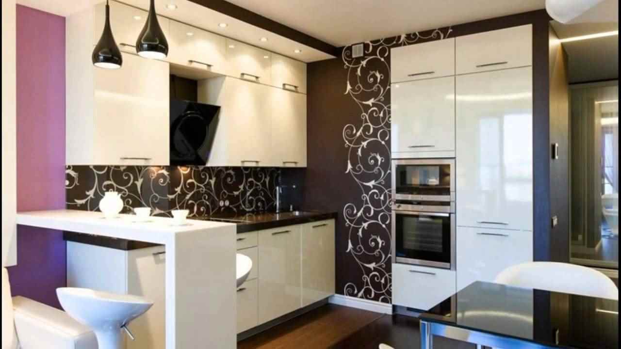 the idea of ​​a bright kitchen decor 13 sq.m