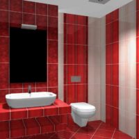 An example of a light tile laying design in a bathroom