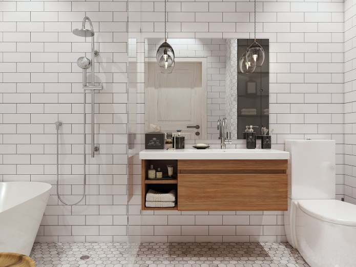 bathroom in a small apartment
