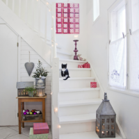 escalier design moderne dans la maison