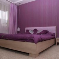 the idea of ​​using a beautiful lilac color in the interior picture