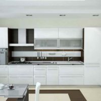 the idea of ​​an unusual kitchen interior 13 sq. m picture