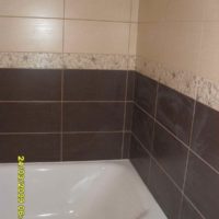 example of a beautiful design laying tiles in the bathroom photo