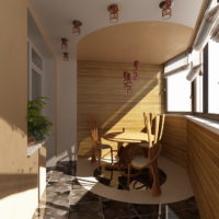small balcony design option