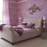 the option of using a dark lilac color in the interior picture