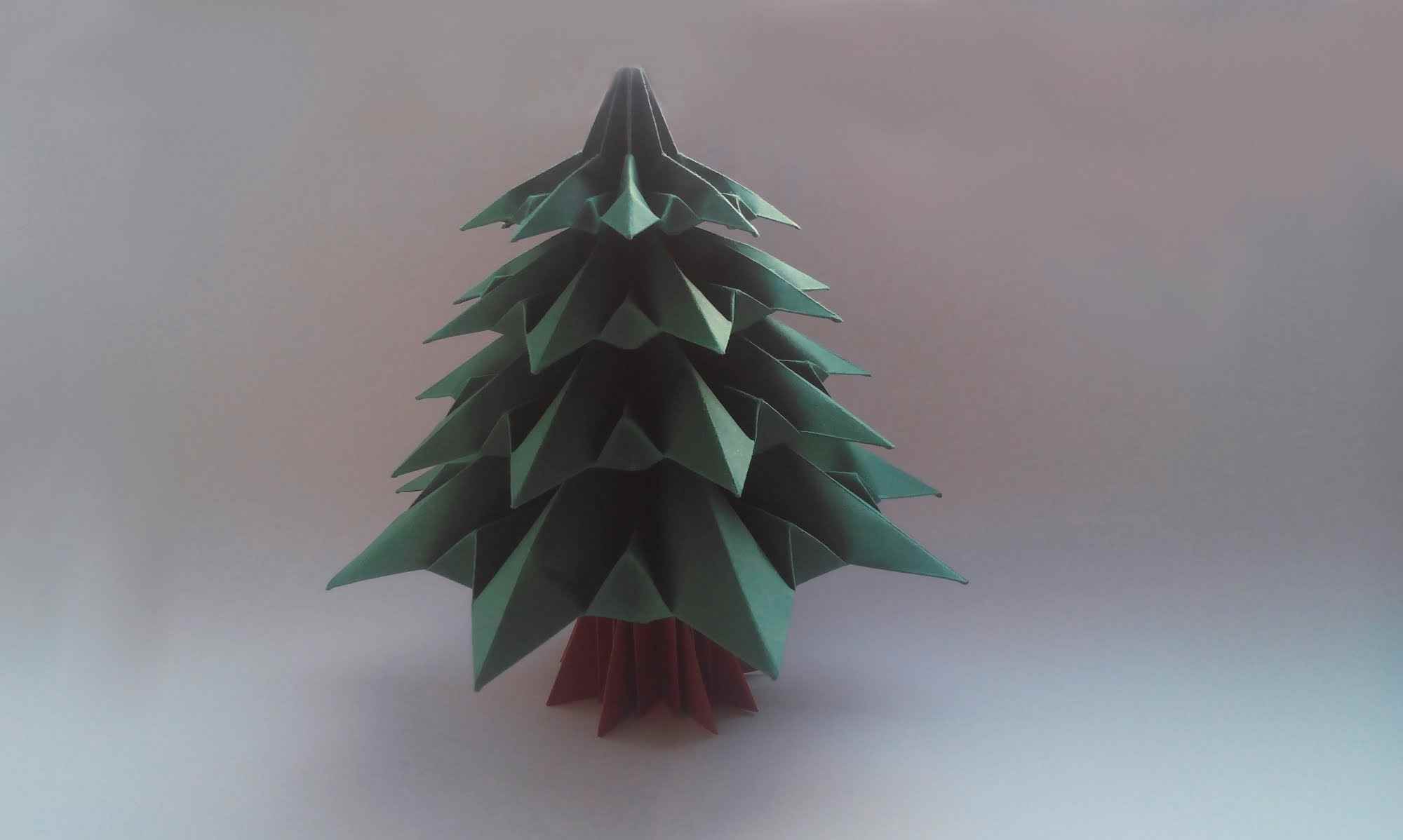 the idea of ​​creating a bright do-it-yourself paper christmas tree