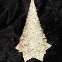 The idea of ​​creating a beautiful Christmas tree from paper with your own hands