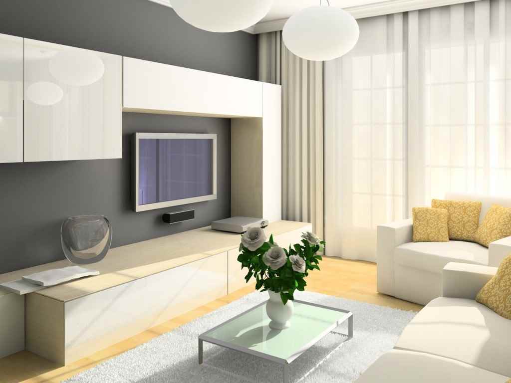 the idea of ​​a beautiful living room interior of 15 sq.m