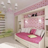 the idea of ​​a beautiful interior of a children's room for a girl picture