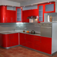 design of a small corner kitchen