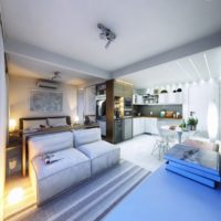 appartamento design 33 m2 idee di layout