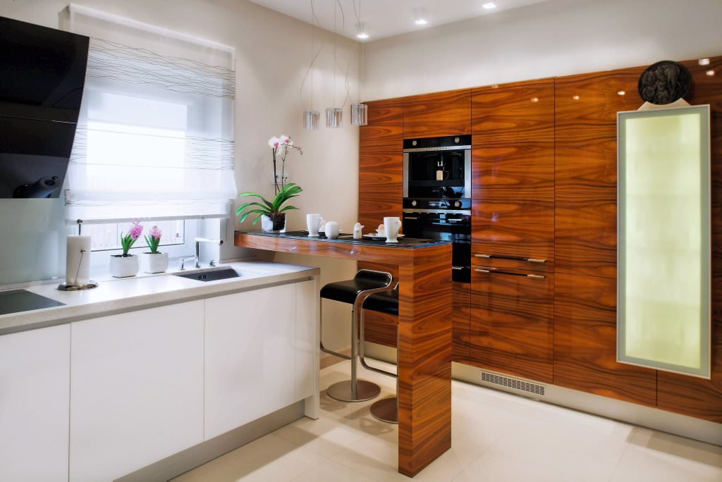 design and decor of a small kitchen