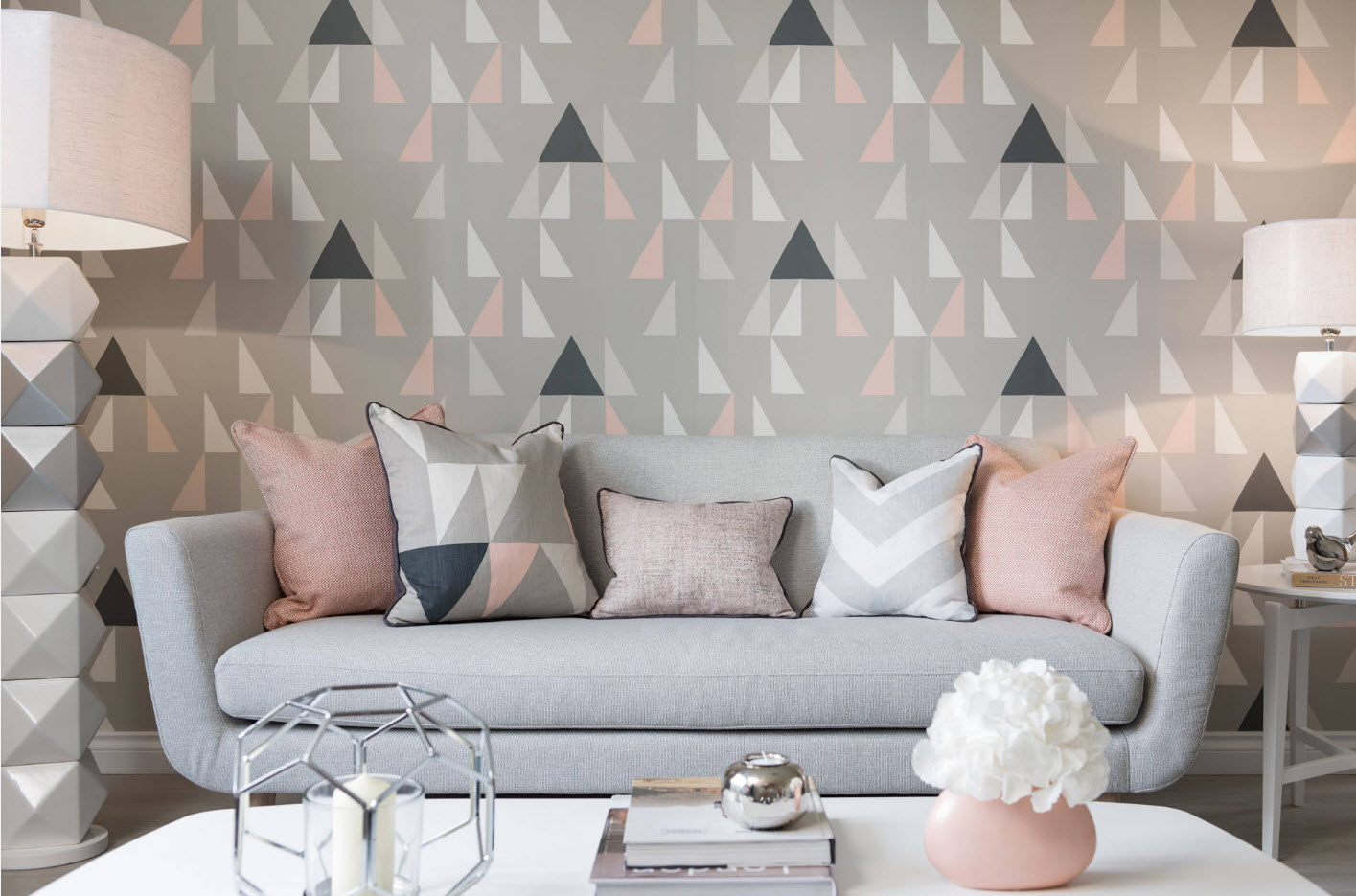 patterned wallpaper design