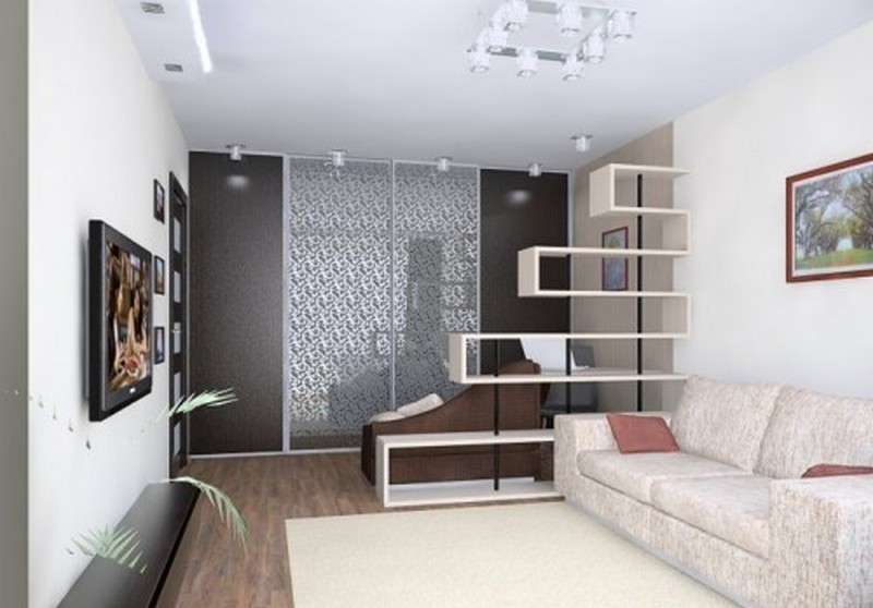zoning of a studio apartment