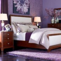 small bedroom design lilac