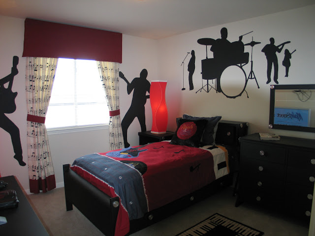 rock style bedroom