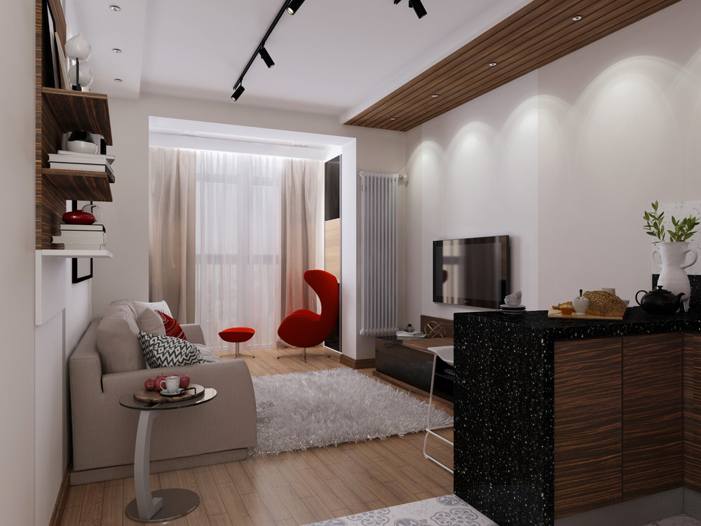 conception de l'appartement 30 m²
