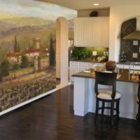 Wall mural for kitchen decoration