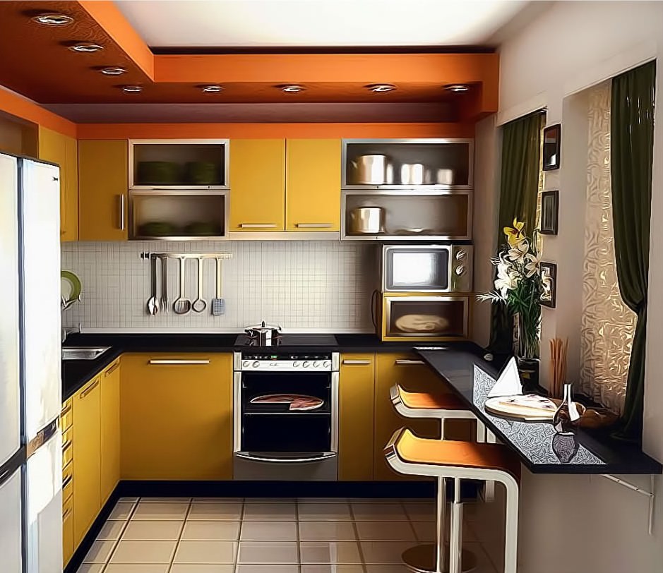 how to equip a small kitchen
