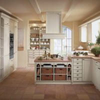 country style kitchen design photo