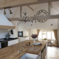 country style kitchen interior photo