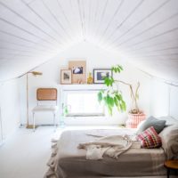 attic in a private house