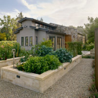 giardino con letti da giardino design cottage