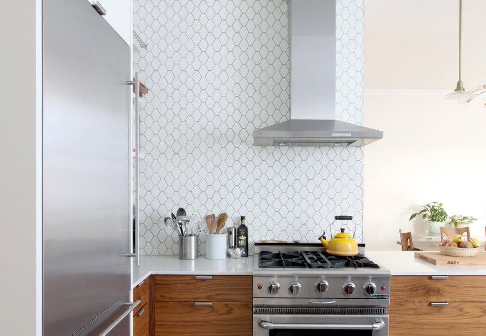 tile to the kitchen photo