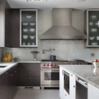 piastrella in cucina dal design moderno