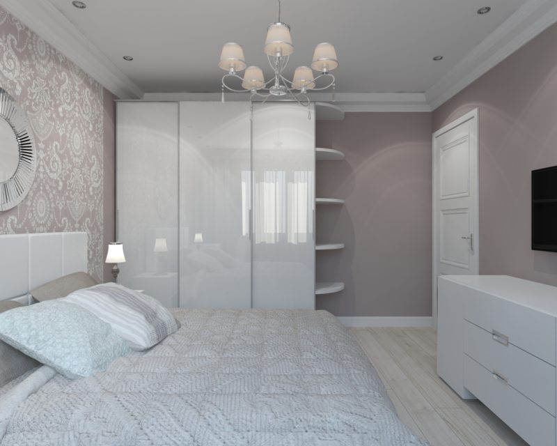 minimalism in the bedroom 15 sq m