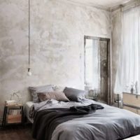bedroom in Khrushchev photo design
