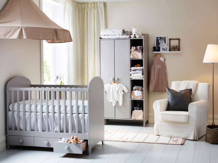 design nursery in parents bedroom