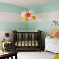 nursery in the bedroom